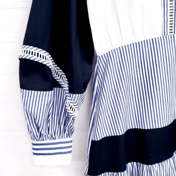 NWOT Tanya Taylor Dress 2 Fit & Flare Blue NEW S - Picture 2 of 3